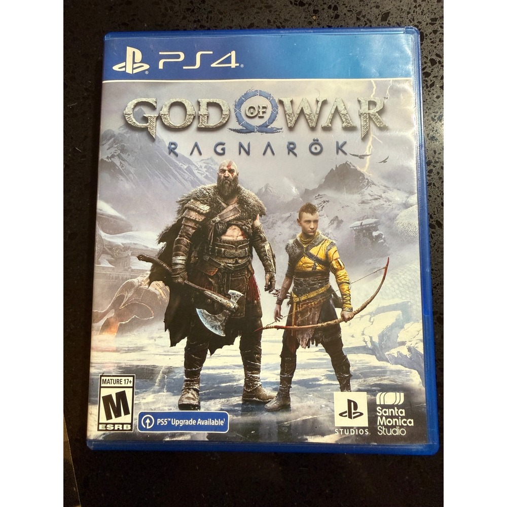God of War Ragnarok PS4 Sony PlayStation 4 2022 2-Disc Set
